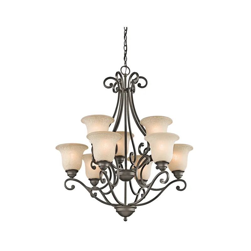 Camerena Collection Camerena 9 Light Chandelier - Olde Bronze (Olde Bronze)