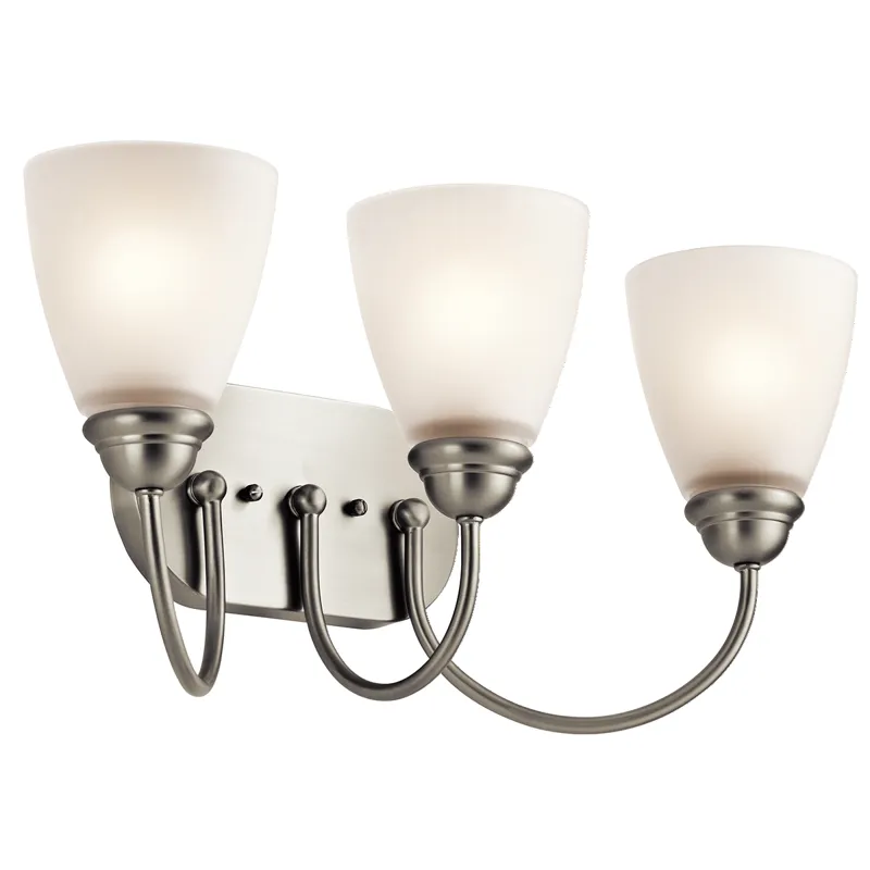 Jolie Collection Jolie 3 Light Bath Light - Brushed Nickel NI (Brushed Nickel)