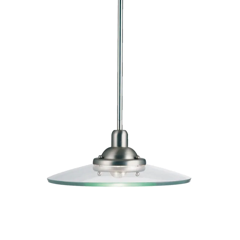 Galaxie Collection 1 Light Pendant Brushed Nickel (Brushed Nickel)