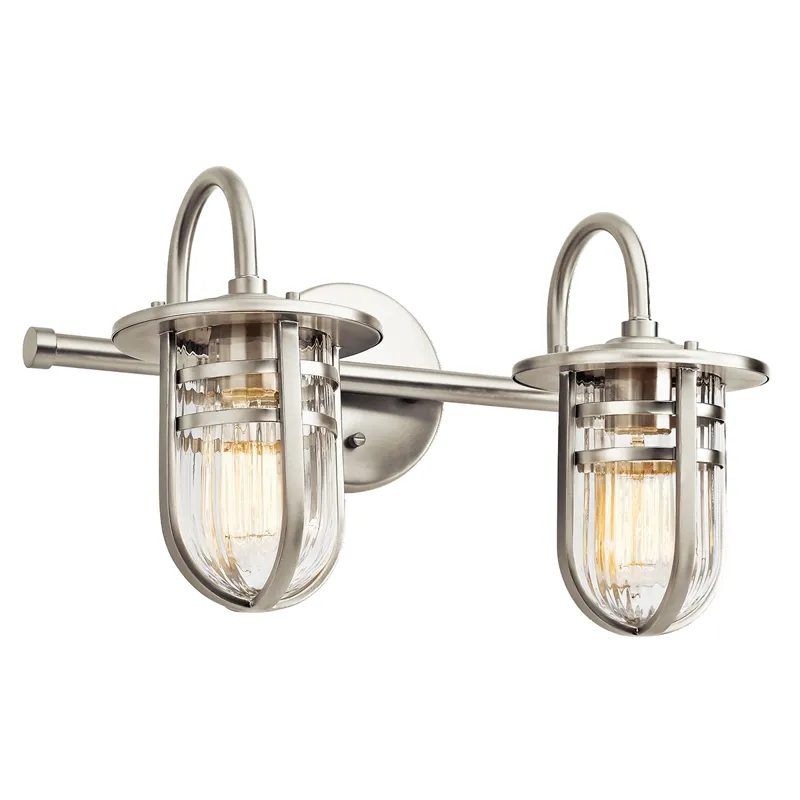 Caparros Collection Caparros 2 Light Bath Light - Brushed Nickel NI (Brushed Nickel)