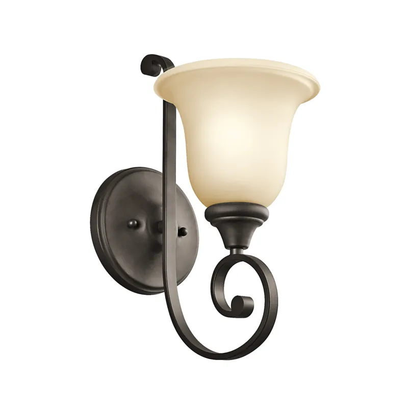 Monroe Collection Monroe 1 Light Wall Bracket - Olde Bronze (Olde Bronze)