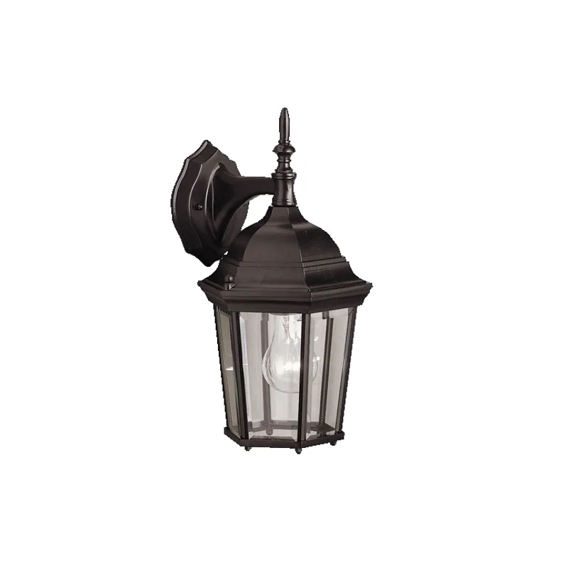 1 Light Outdoor Wall Lantern - Black (Black (Painted))