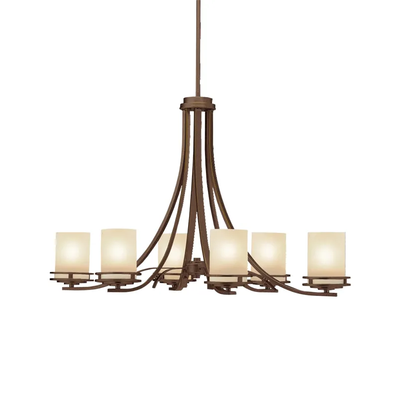 Hendrik Collection Hendrik 6 Light Chandelier - Olde Bronze (Olde Bronze)
