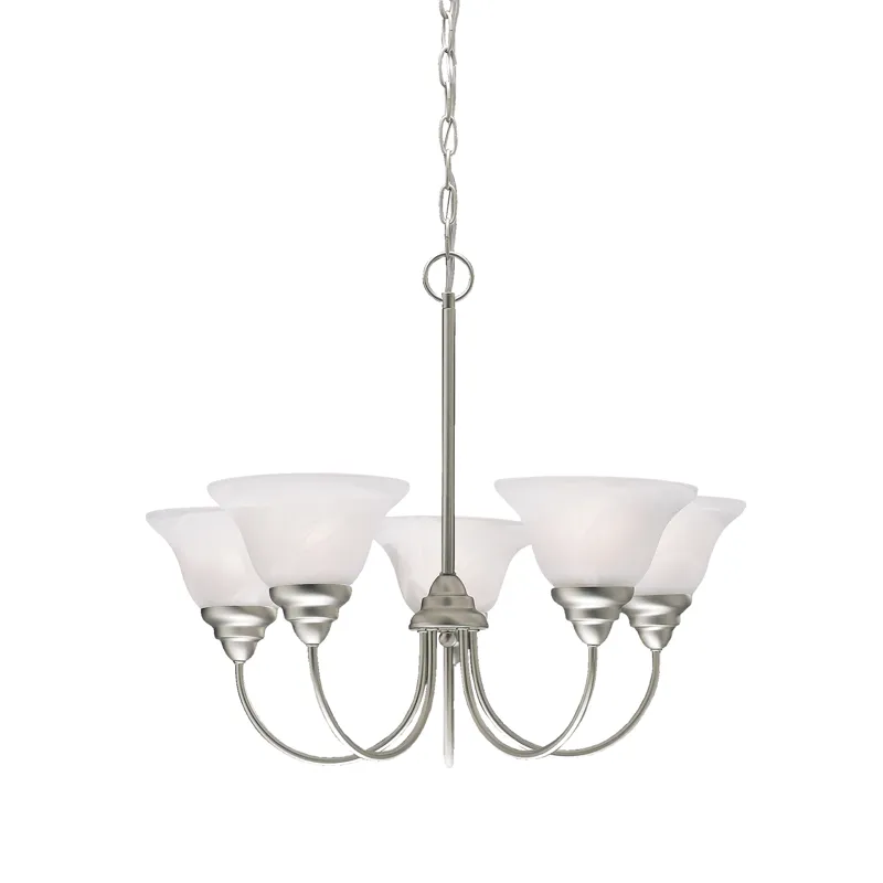 Telford Collection Telford 5 Light Chandelier - Brushed Nickel (Brushed Nickel)