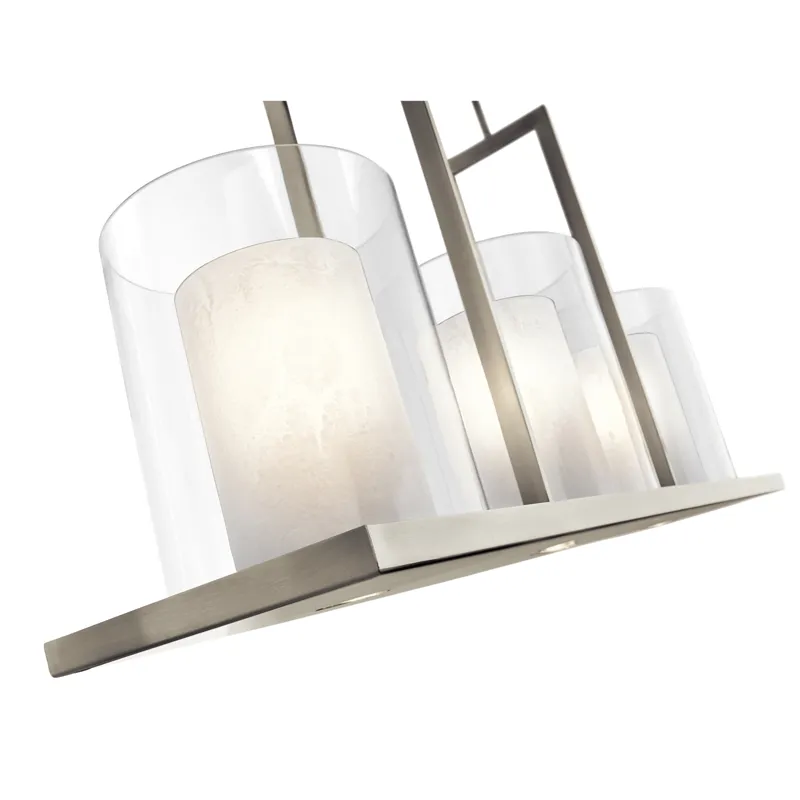 Triad Collection Triad 40" 3 Light Linear Chandelier - Olde Bronze (Olde Bronze)