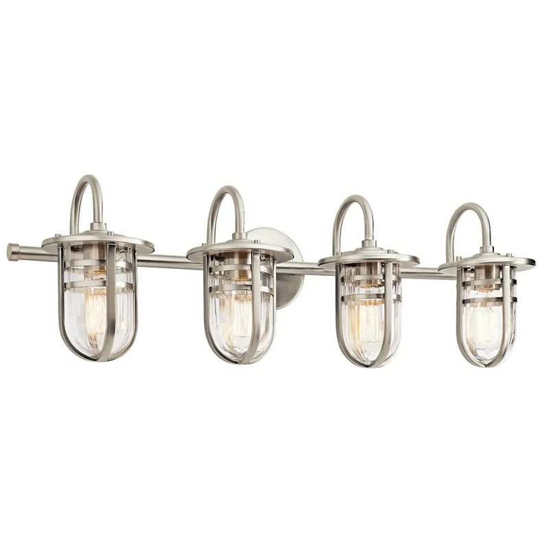 Caparros Collection Caparros 4 Light Bath Light - Brushed Nickel NI (Brushed Nickel)