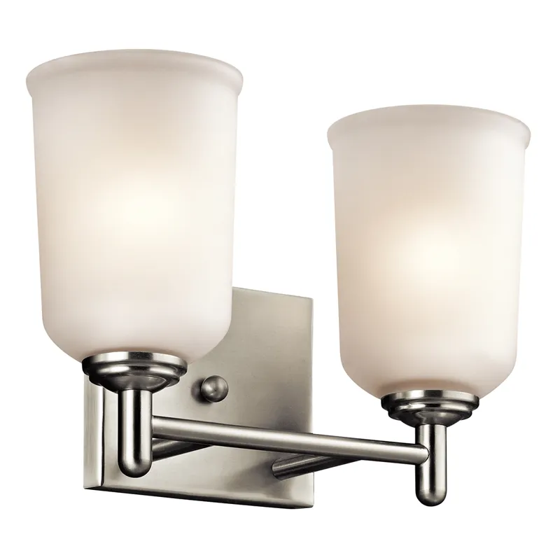 Shailene Collection Shailene 2 Light Bath Light - Brushed Nickel NI (Brushed Nickel)