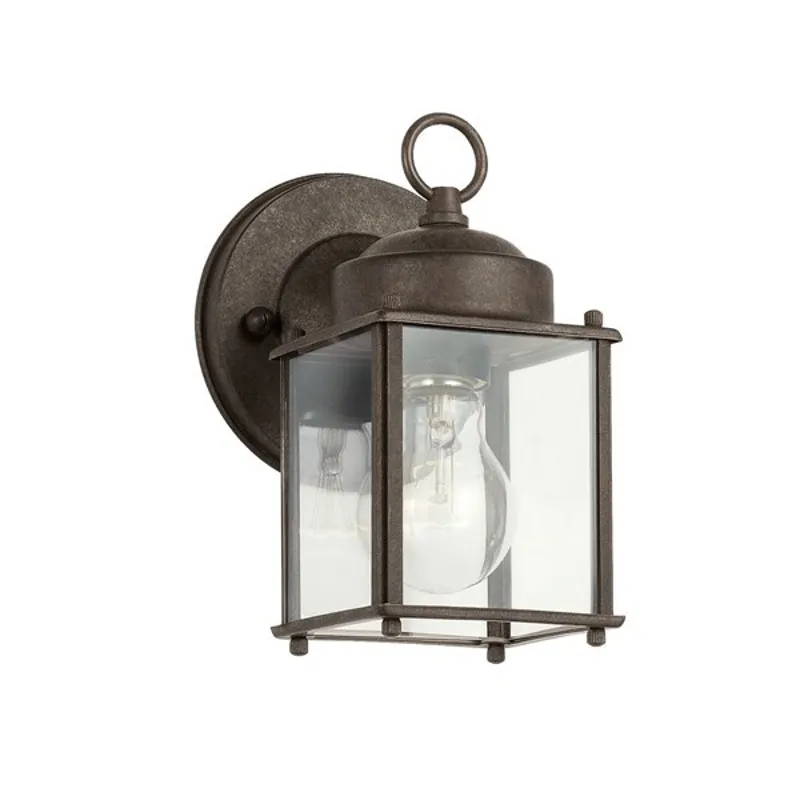 New Street 8.25" 1 Light Wall Light - Tannery Bronze