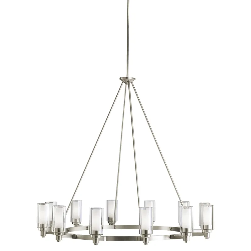 Circolo Collection Circolo 12 Light Chandelier - OZ (Olde Bronze)