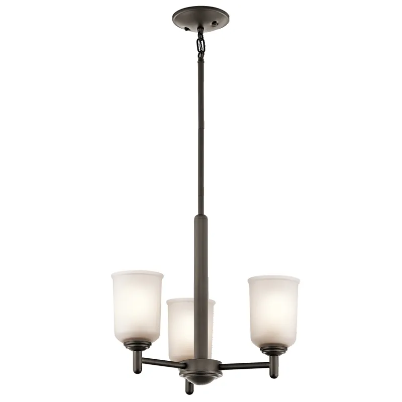 Shailene Collection Shailene 3 Light Mini Chandelier - Olde Bronze OZ (Olde Bronze)