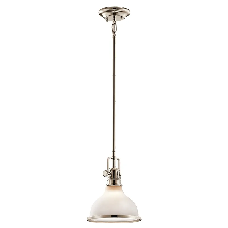 Hatteras Bay Collection Hatteras Bay 1 Light Mini Pendant - PN PN (Polished Nickel)