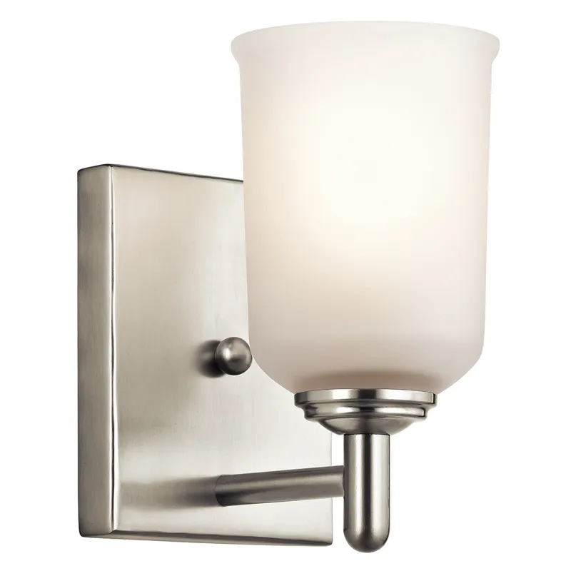 Shailene Collection Shailene 1 Light Wall Sconce - Brushed Nickel NI (Brushed Nickel)