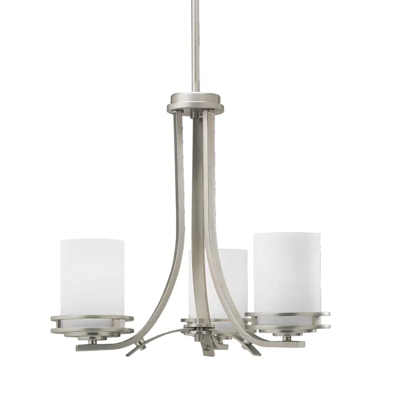 Hendrik Collection Hendrik 3 Light Chandelier - Brushed Nickel (Brushed Nickel)