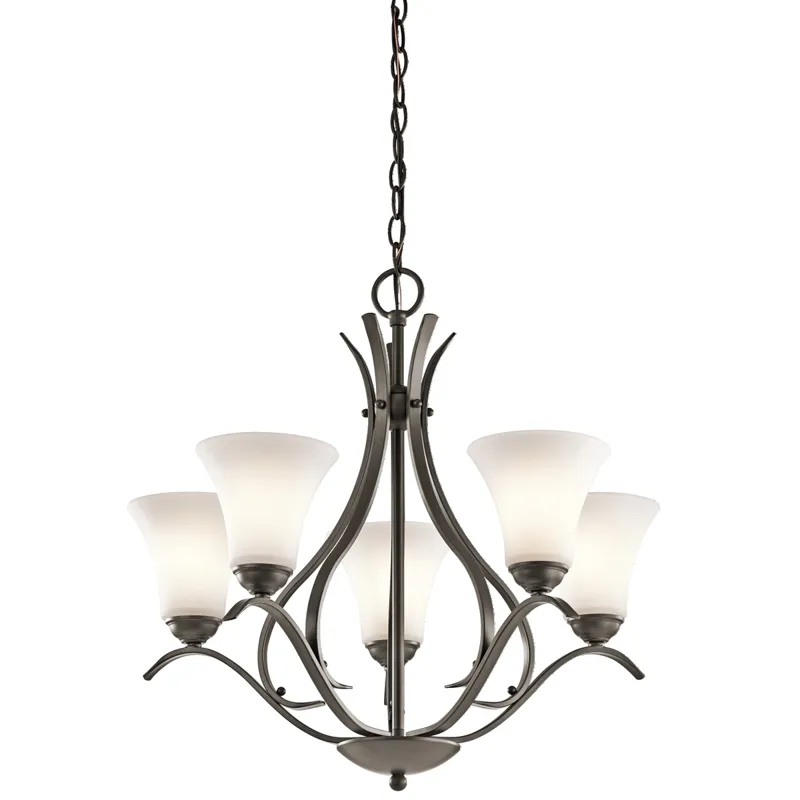 Keiran Collection 5 Light Chandelier Olde Bronze OZ (Olde Bronze)