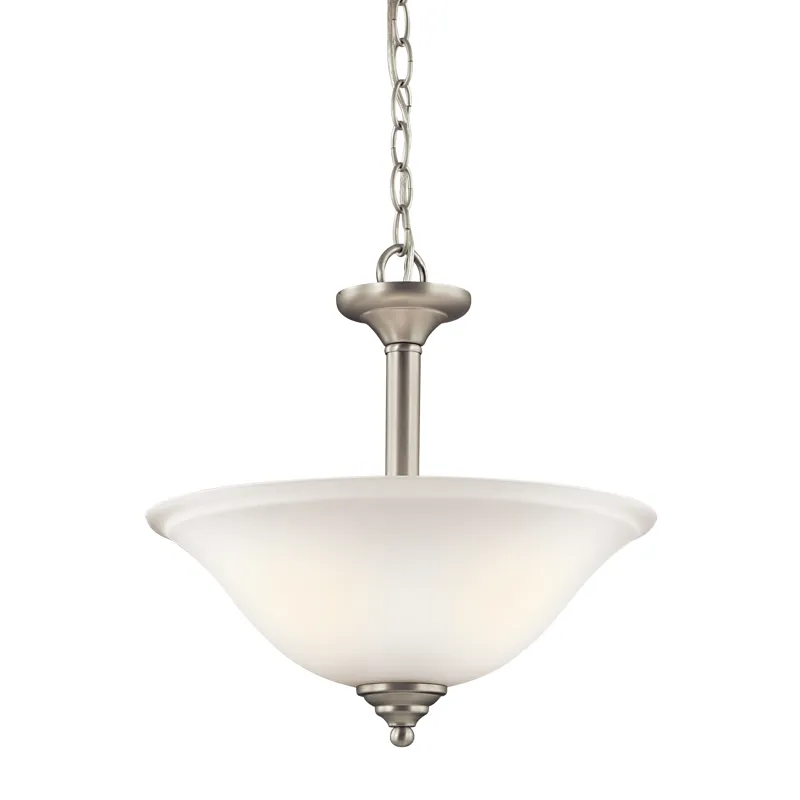 Armida Collection Armida 2 Light Semi Flush/Inverted Pendant - NIW (Brushed Nickel)