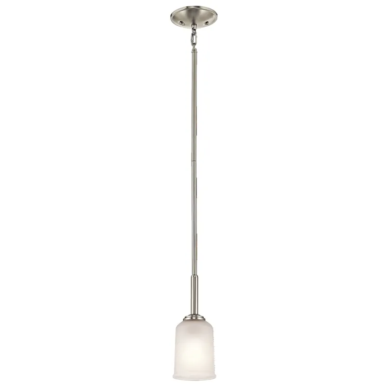 Shailene Collection Shailene 1 Light Mini Pendant - Brushed Nickel NI (Brushed Nickel)