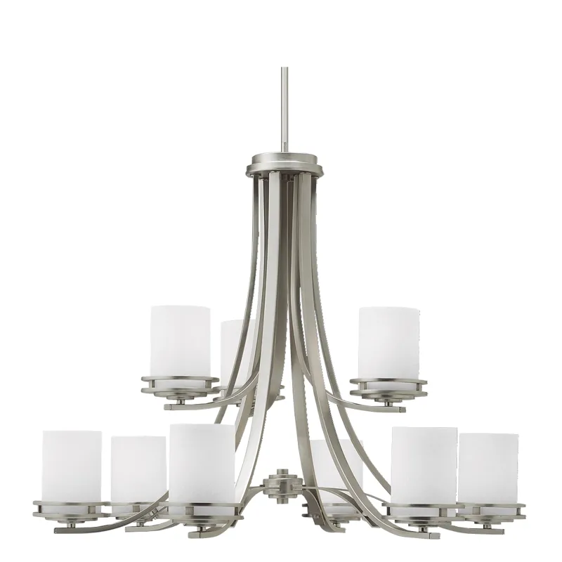 Hendrik Collection Hendrik 9 Light Chandelier - NI (Brushed Nickel)