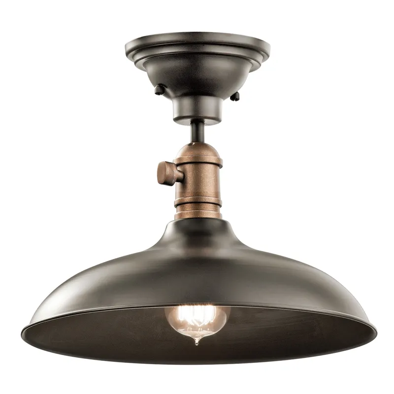 Cobson Collection Cobson 1 Light Pendant/Semi-Flush - OZ OZ (Olde Bronze)