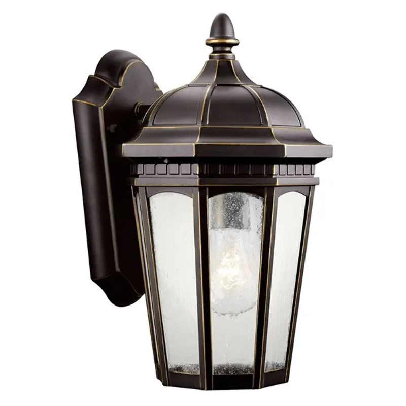 Courtyard 11" 1 Light Wall Lantern - Rubbed Bronze