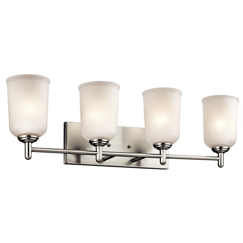 Shailene Collection Shailene 4 Light Bath Light - Brushed Nickel NI (Brushed Nickel)