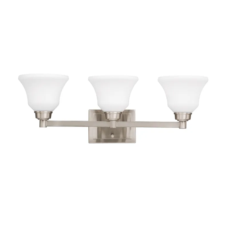 3 Light Bath and Vanity Light - Brushed Nickel (Brushed Nickel)