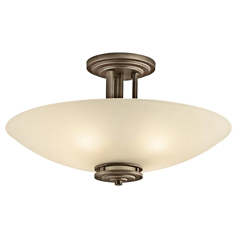 Hendrik Collection Hendrik 4 Light Semi Flush Ceiling Light - OZ (Olde Bronze)
