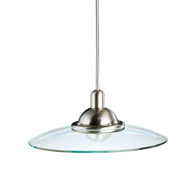 Galaxie Collection 1 Light Pendant Brushed Nickel (Brushed Nickel)