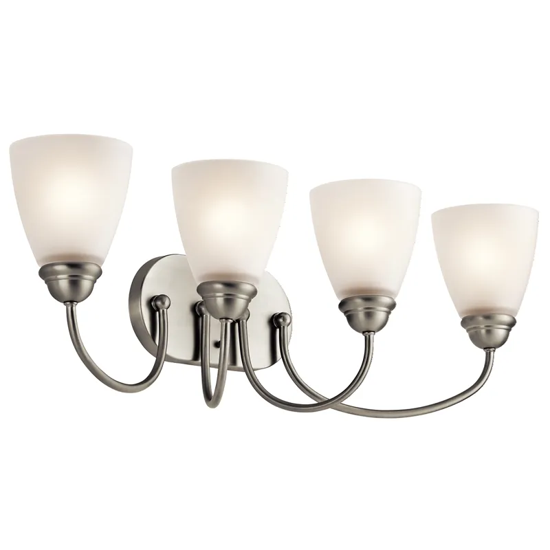Jolie Collection Jolie 4 Light Bath Light - Brushed Nickel NI (Brushed Nickel)
