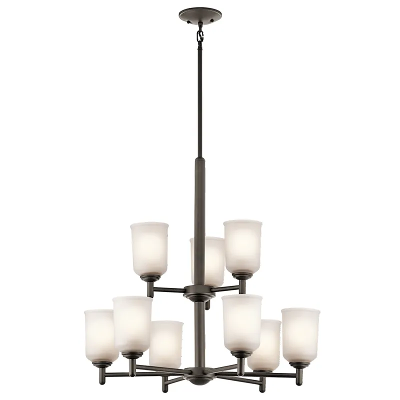 Shailene Collection Shailene 9 Light Chandelier - Olde Bronze OZ (Olde Bronze)