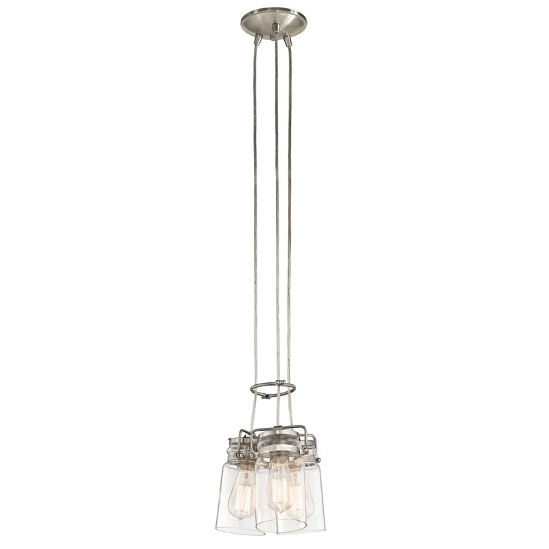 Brinley Collection Brinley 3 light Pendant - Olde Bronze OZ (Olde Bronze)