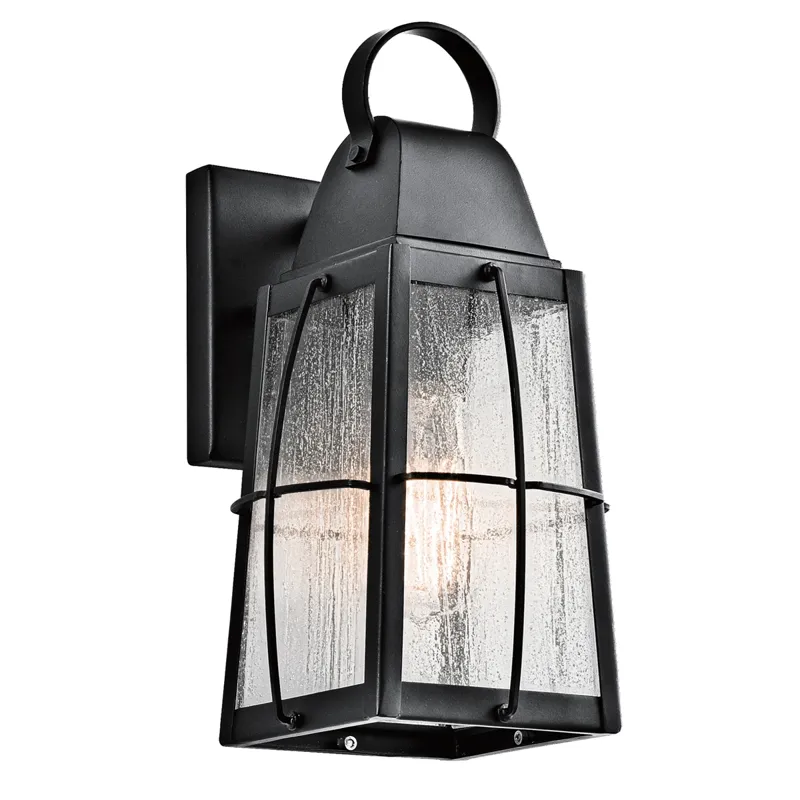 Tolerand Collection Tolerand 1 Light Outdoor Wall Light - Textured Bla (Textured Black)