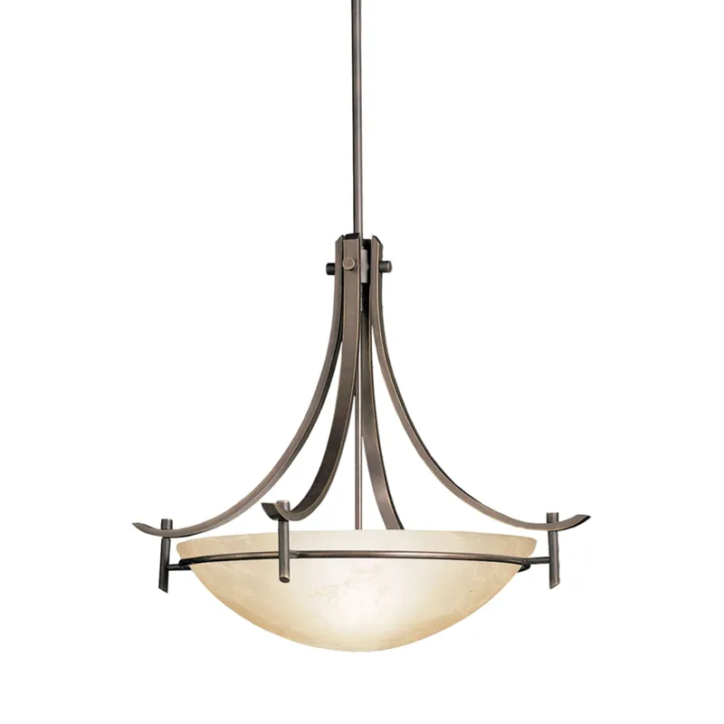 Olympia Collection Olympia 3 Light Inverted Pendant - Olde Bronze (Olde Bronze)