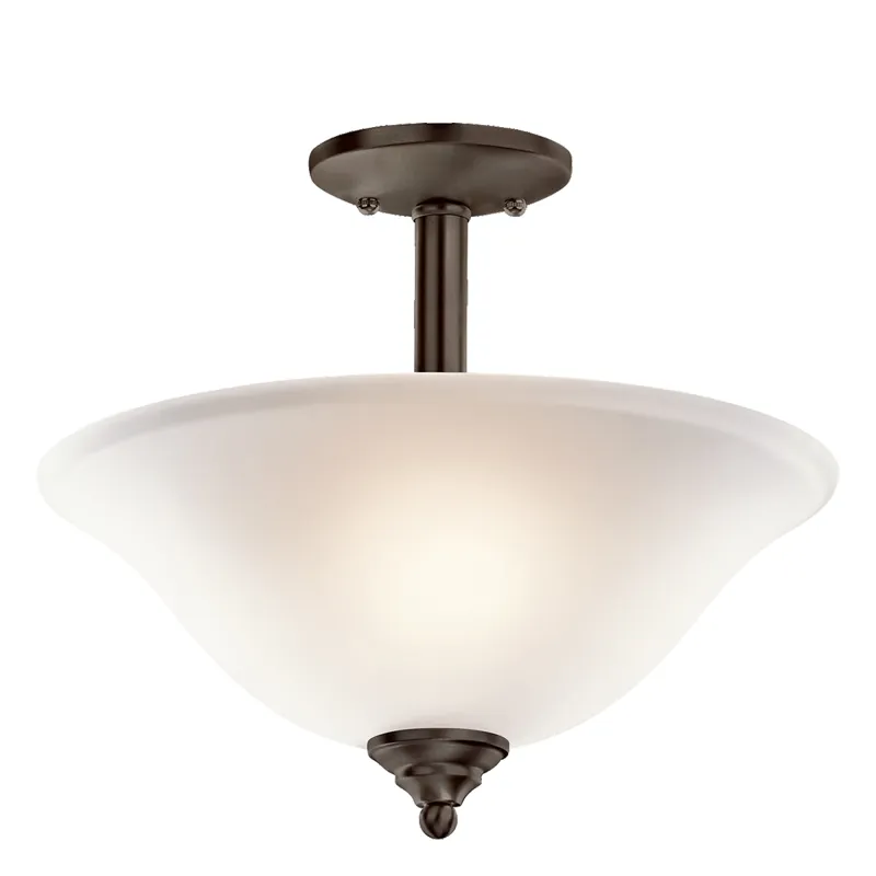 Armida Collection Armida 2 Light Semi Flush/Inverted Pendant - OZW (Olde Bronze)