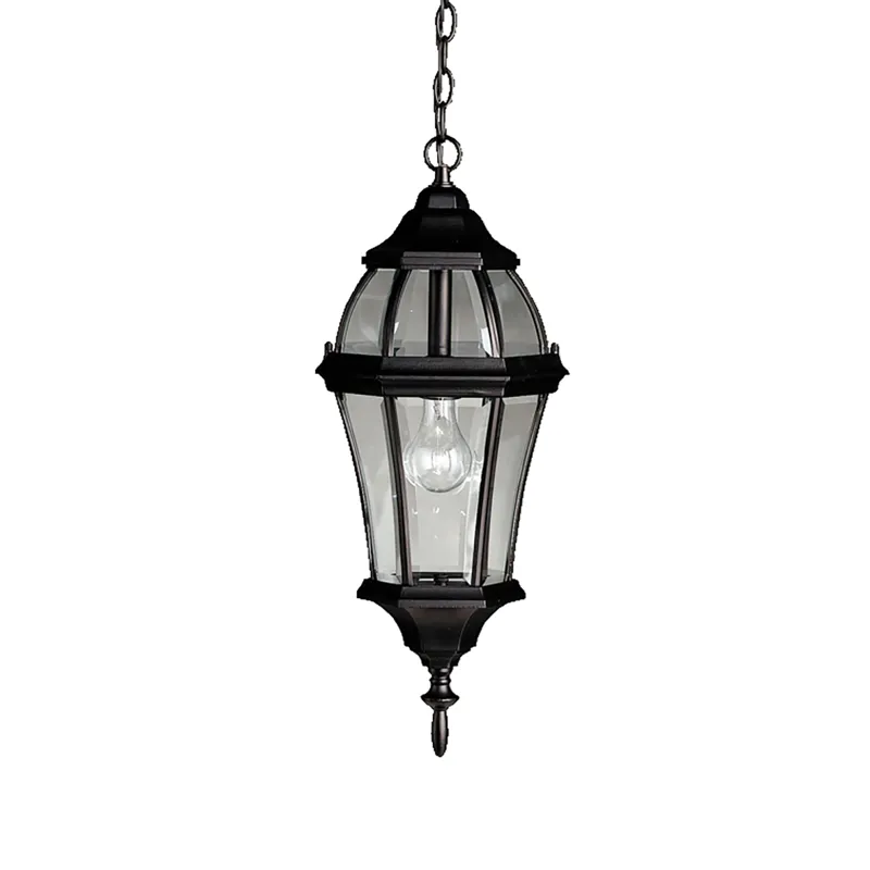 Townhouse Collection Outdoor Hanging Pendant 1Lt (Black (Painted))