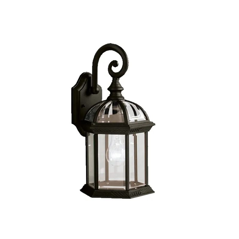 Barrie Collection Barrie 1 Light Outdoor Wall Light - Black (Black (Painted))