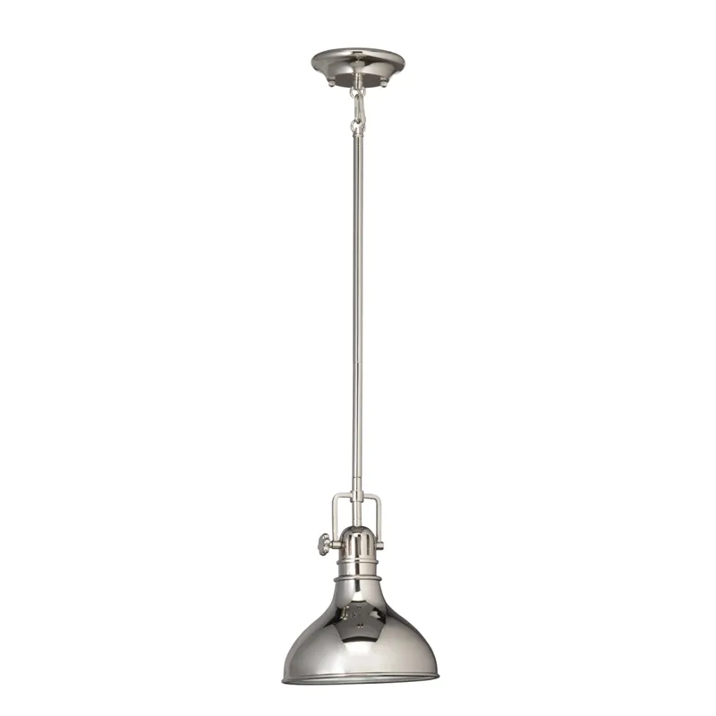1 Light Mini Pendant 2664OZ - Polished Nickel (Polished Nickel)