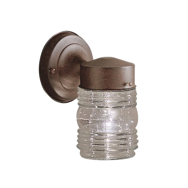 7.75" 1 Light Wall Light - Tannery Bronze