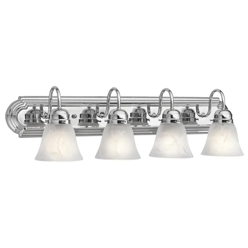 4 Light Bath Light - Chrome (Chrome)