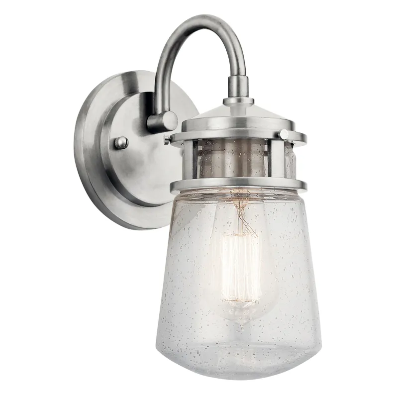 Lyndon Outdoor Wall Light - Brushed Aluminum