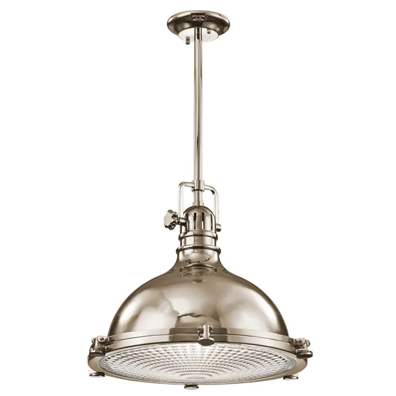 1 Light Pendant Polished Nickel (Polished Nickel)