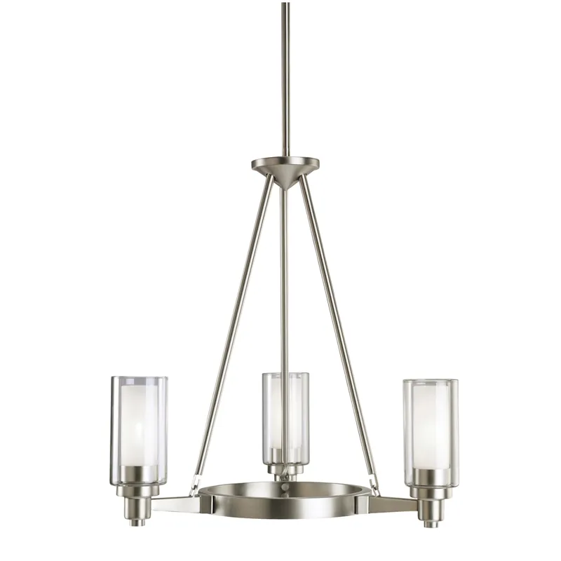 Circolo Collection Chandelier 3Lt (Brushed Nickel)