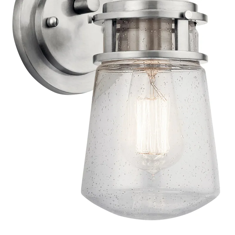 Lyndon Outdoor Wall Light - Brushed Aluminum