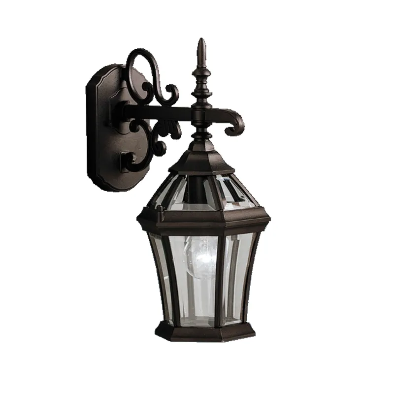 Townhouse Collection Outdoor Wall 1Lt (Black (Painted))