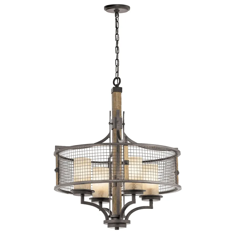 Ahrendale Collection Ahrendale 4 Light Chandelier - AVI AVI (Anvil Iron)