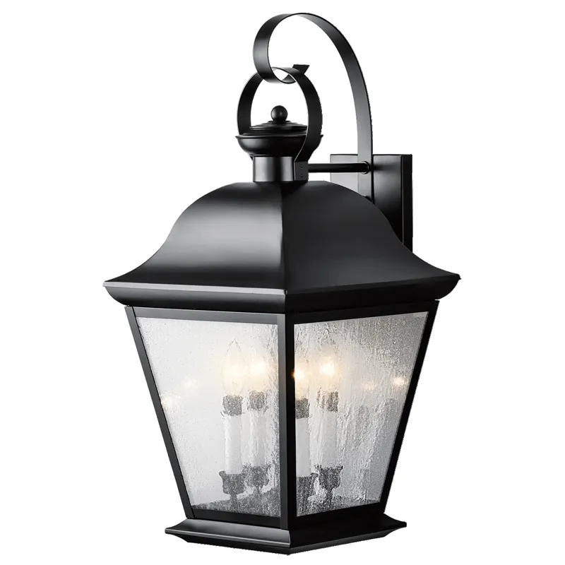 Mount Vernon Collection Outdoor Wall 4Lt (Black (Painted))