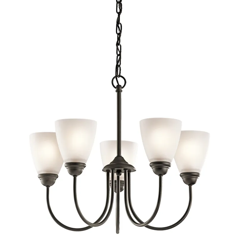 Jolie Collection Jolie 5 Light Chandelier - Olde Bronze OZ (Olde Bronze)