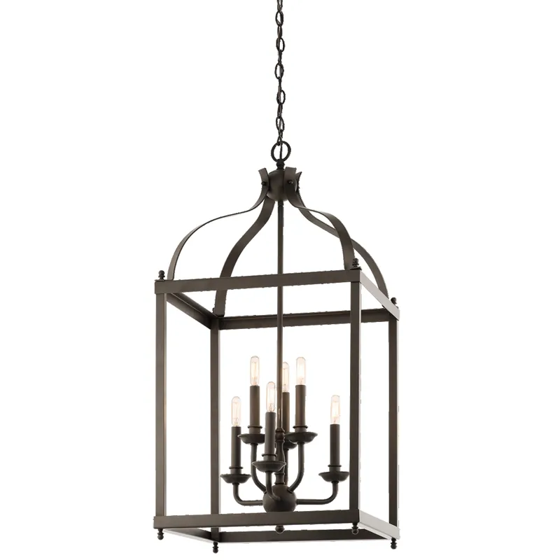 Larkin Collection Larkin 6 Light Foyer Pendant - OZ (Olde Bronze)