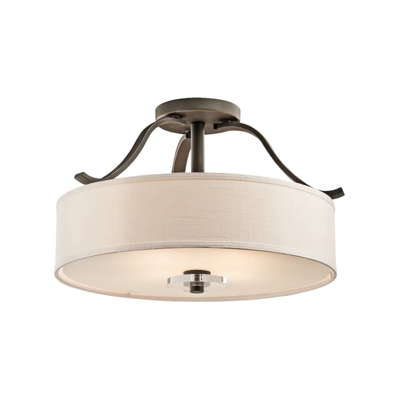 4 Bulb Semi Flush Ceiling Light - Olde Bronze (Olde Bronze)
