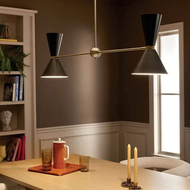 Phix Chandelier - Champagne Bronze and Black