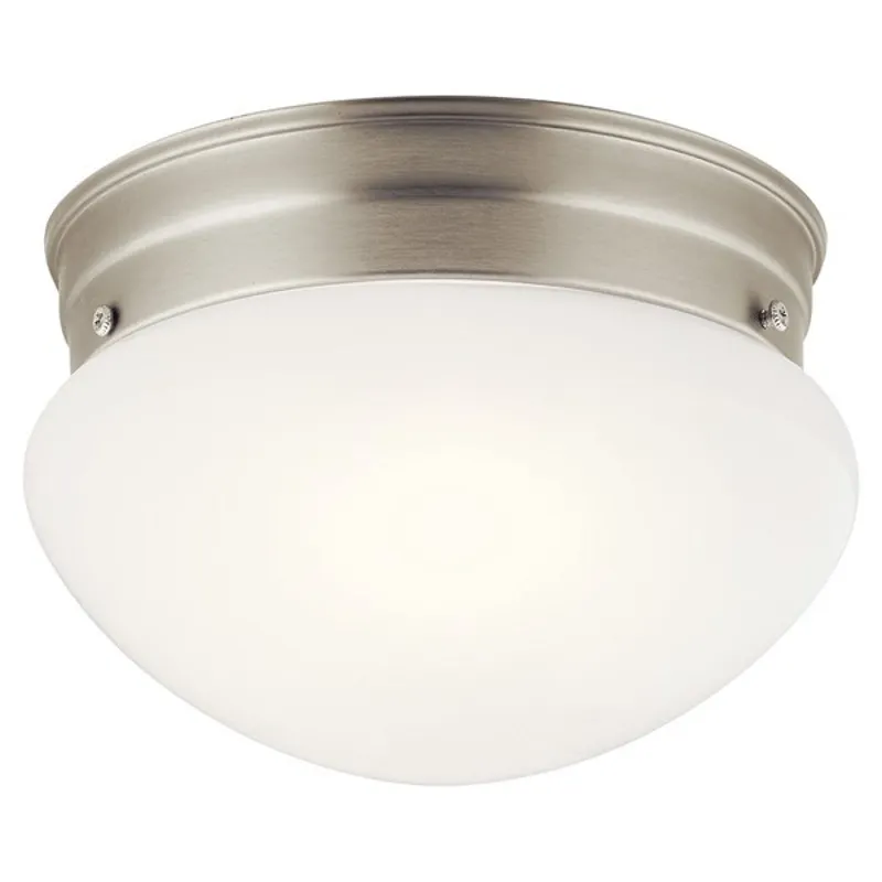 Ceiling Space 7.5" 1 Light Flush Mount - Brushed Nickel
